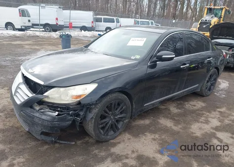 2009 Hyundai Genesis 4.6 z USA, uszkodzony, nr VIN KMHGC46F99U068226